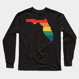 Florida State Rainbow Long Sleeve T-Shirt